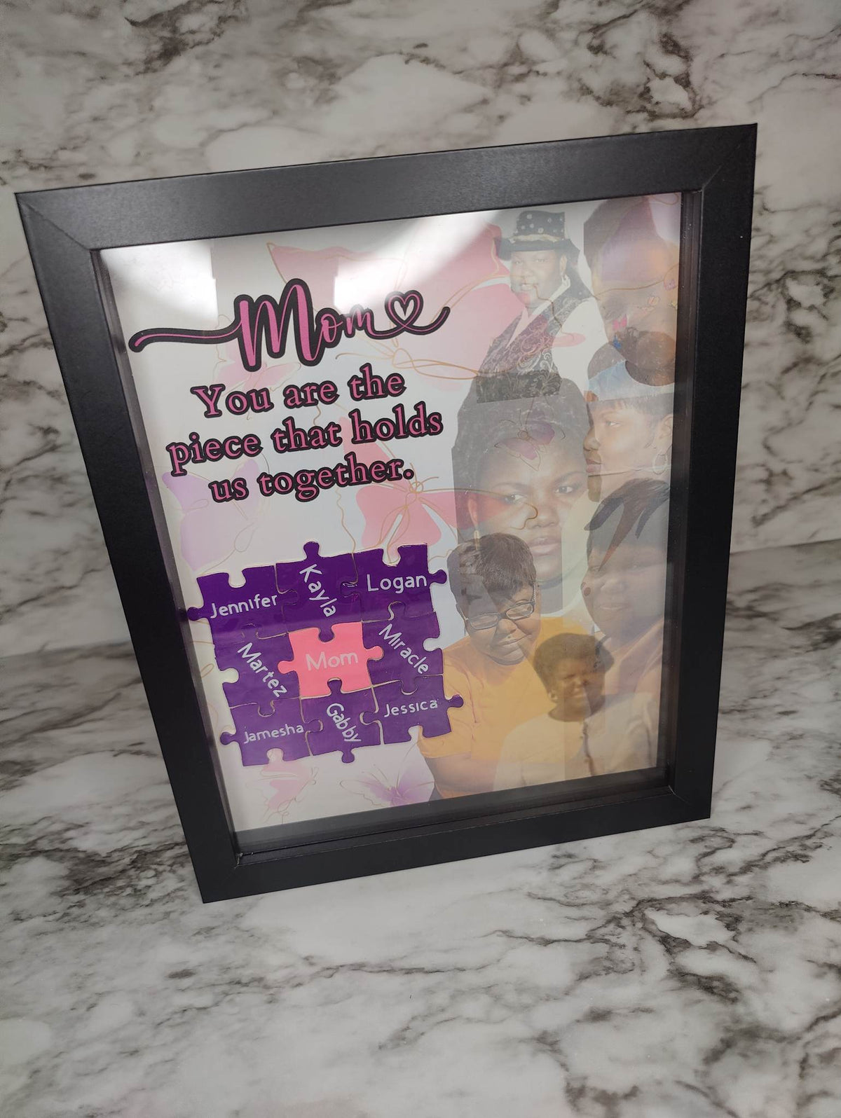 Mom Puzzle Shadow Box