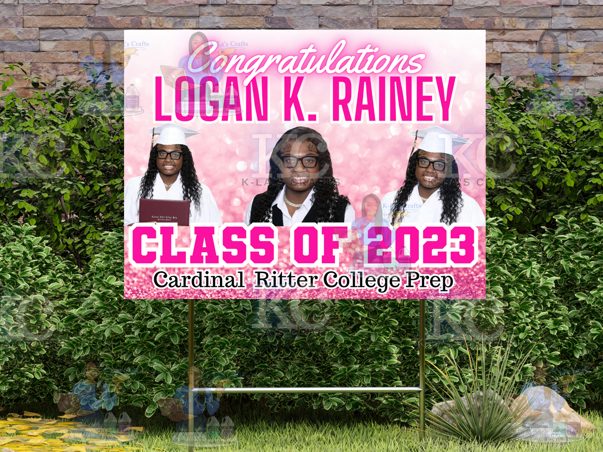 Graduation Yard Sign