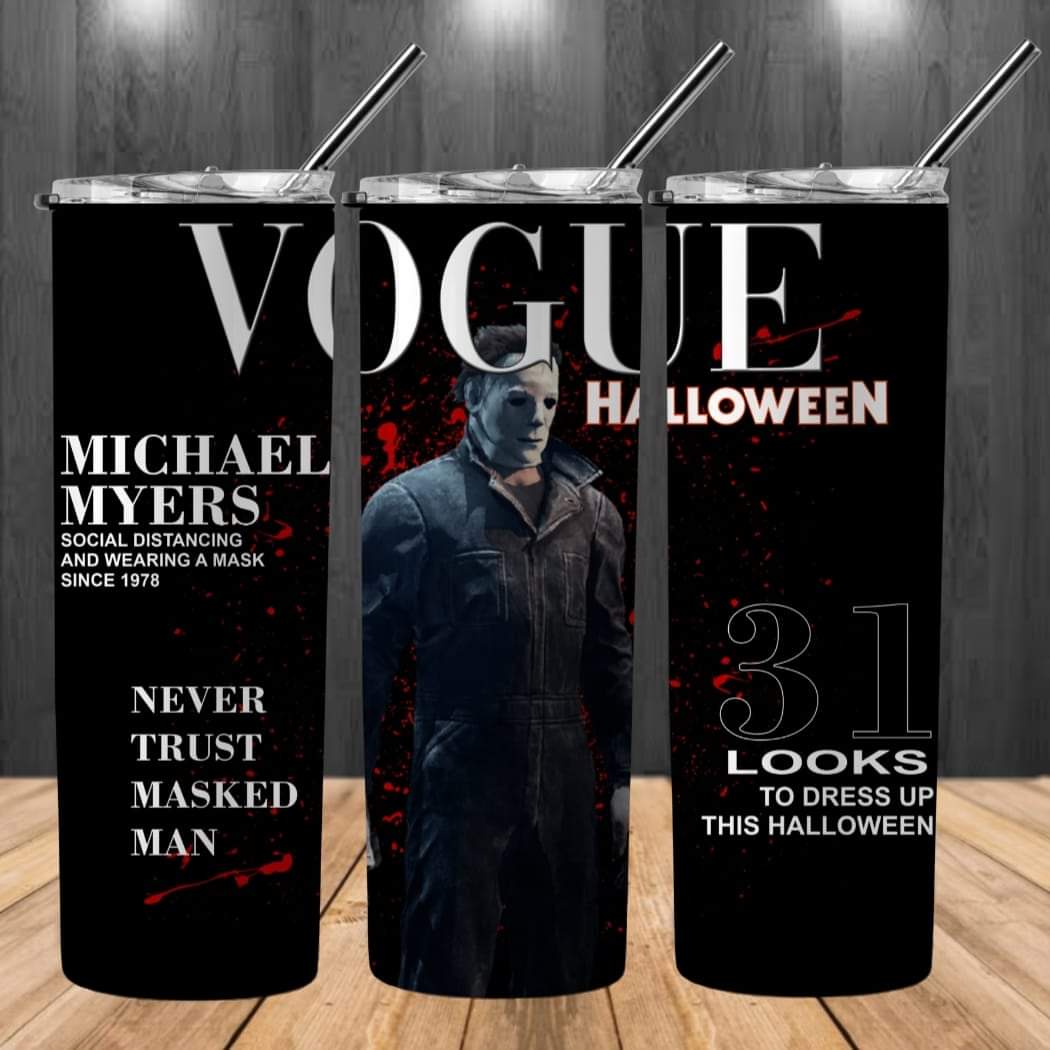 Halloween Vogue Edition Tumbler