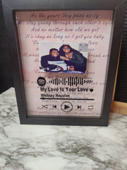 Spotify Shadow Box