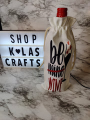 Personalized Wine Bottle Bag