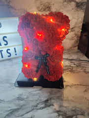 LED Rose Bear